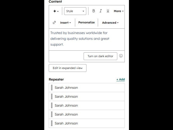 Repeater Option